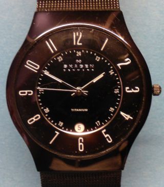 Skagen 233xltmb Titanium - Herren - Armbanduhr Schwarz Bild