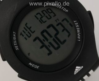 Adidas Furano Herrenuhr / Damenuhr / Uhr Silikon Schwarz Weiß Adp6036 Bild