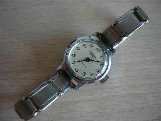 Pallas Eppo Damen Armbanduhr Uhr Vintage Handaufzug 17 Rubis Water Resistant Bild