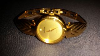 Prätina Damen Armbanduhr Uhr Vergoldet Vintage Retro Bild