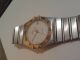 Omega Constellation Quartz Stahl / Gold Armbanduhren Bild 8