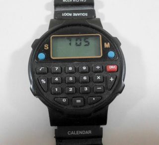 Digitale Armbanduhr Mit Taschenrechner,  Viele Funktionen Bild