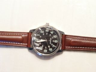 Quartz - Armbanduhr  Fliegermodell 2.  Weltkrieg Bild