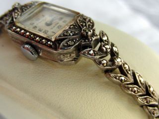 Dau Repa 925 Silber Vintage Handaufzug 17 Jewels Bild