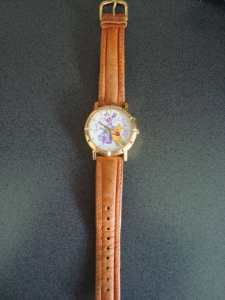Timex Winnie Pooh Armbanduhr Lederarmband Top Bild