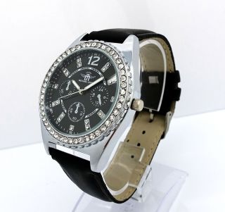 Damen Armbanduhr Quarz Uhr Silber Sonderposten Restposten Mode Damenuhr Bild