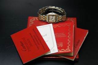 Cartier Panthere Stahl/gold Damenuhr Klassiker Luxusuhr Box & Papiere Bild