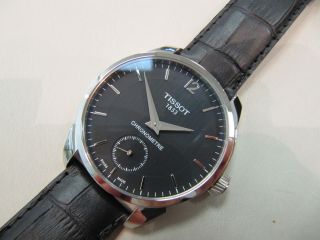 Tissot T - Complication Handaufzug Chronometer Stahl Leder 43mm Eta 6498 - 2 Bild