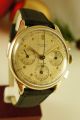 Vintage Universal Geneve Compax Stahl Gold Cal.  285 Chronograph Watch Armbanduhren Bild 3