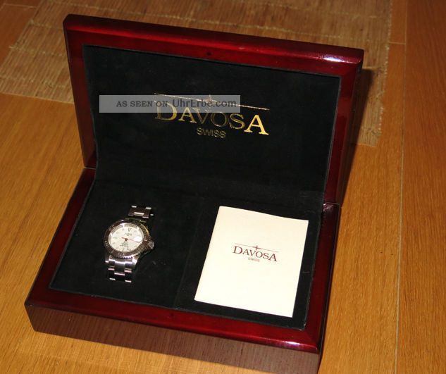 Davosa Ternos Diver Stahl Eta 2824 - 2 Automatik Datum Mit Box Armbanduhren Bild