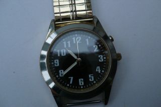 Alte Chevirex Quarz Edelstahl Herren Uhr Armbanduhr Wrist Watch Bild
