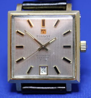 Tissot Visodate Automatik Seastar T 12 Armbanduhr Uhr Swiss Made Bild