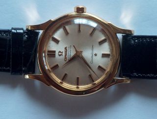 Omega Hau Constellation Automatic Chronometer Cal 505 18kt Gebgold Bild
