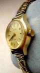 Uhr Armbanduhr Zentra 2000 Handaufzug Mechanisch Gold Edelstahl Elasto - Flex Armbanduhren Bild 2
