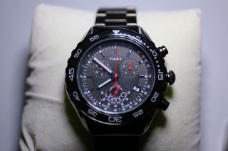 Timex Sl Series Classic Chronograph Herrenuhr Armbanduhr Uhr T2n590 Bild