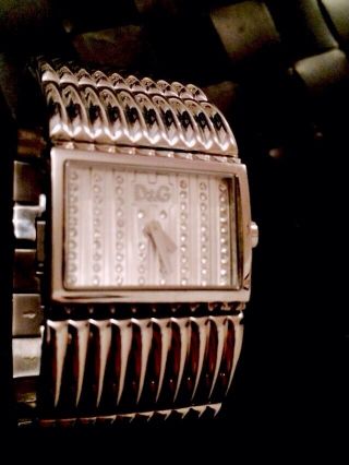Dolce & Gabbana Uhr Strass Edelstahl Damen Uhr D&g Bild