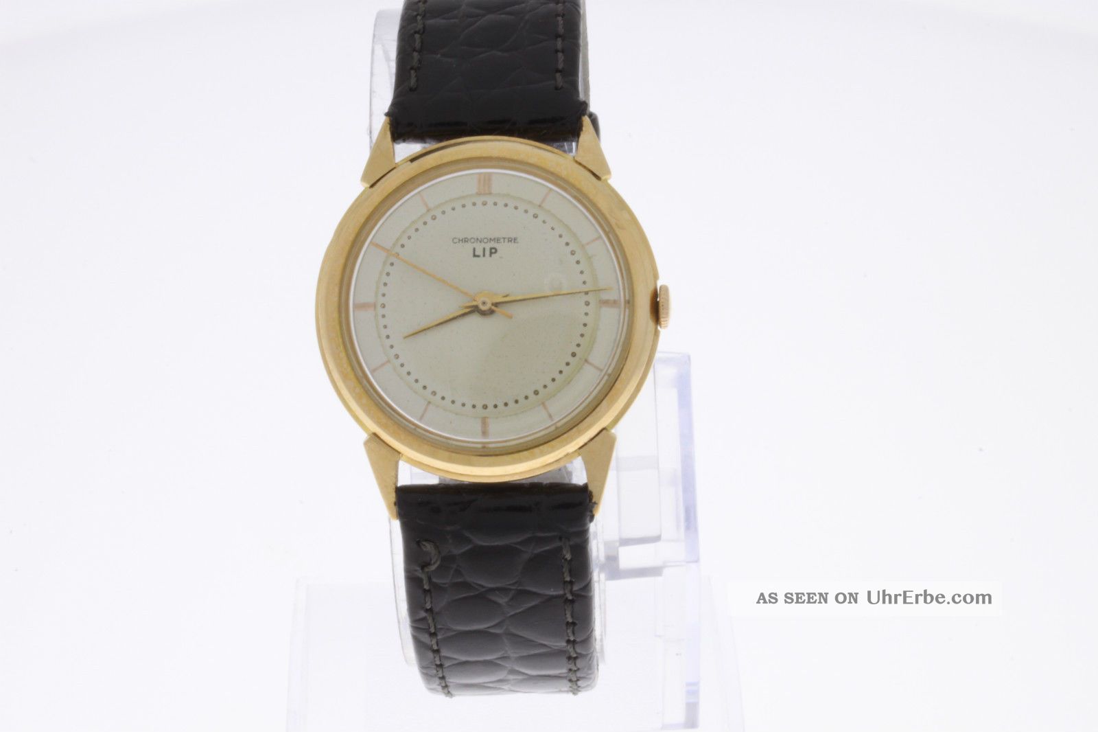 Vintage Lip 18k Gold Chronometer Mit Handaufzug