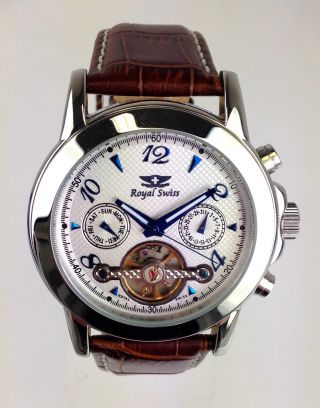 Armbanduhr Marke Royal Swiss - Viele Funktionen - Automatikwerk - T23012 - 191 Bild
