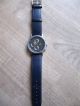 Mercedes Benz Slk Mb Uhr Chronograph Edelstahl Blaues Armband Top Armbanduhren Bild 2
