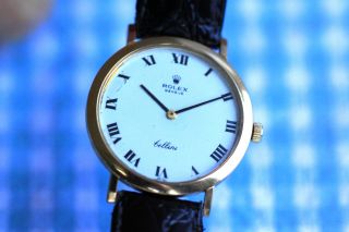 Rolex Cellini Armbanduhr Handaufzug Kaliber 1600 Bild