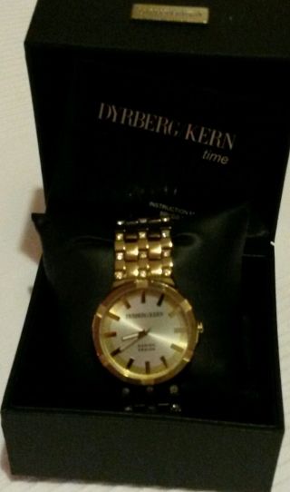 Dyrberg/kern Armbanduhr Für Damen Gold Top Bild