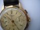 Fleuron Watch,  Chronograph,  Armbanduhr,  18 K Gold,  Kaliber Landeron 51 Armbanduhren Bild 3