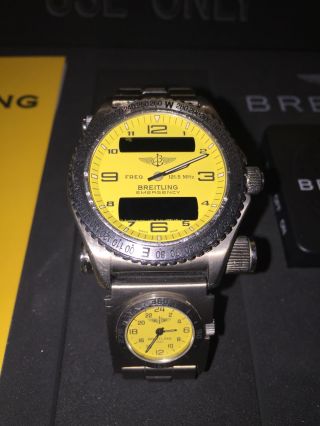 Breitling Uhr Mit Allem Zubehör Koffer Usw Sondermodel Bild