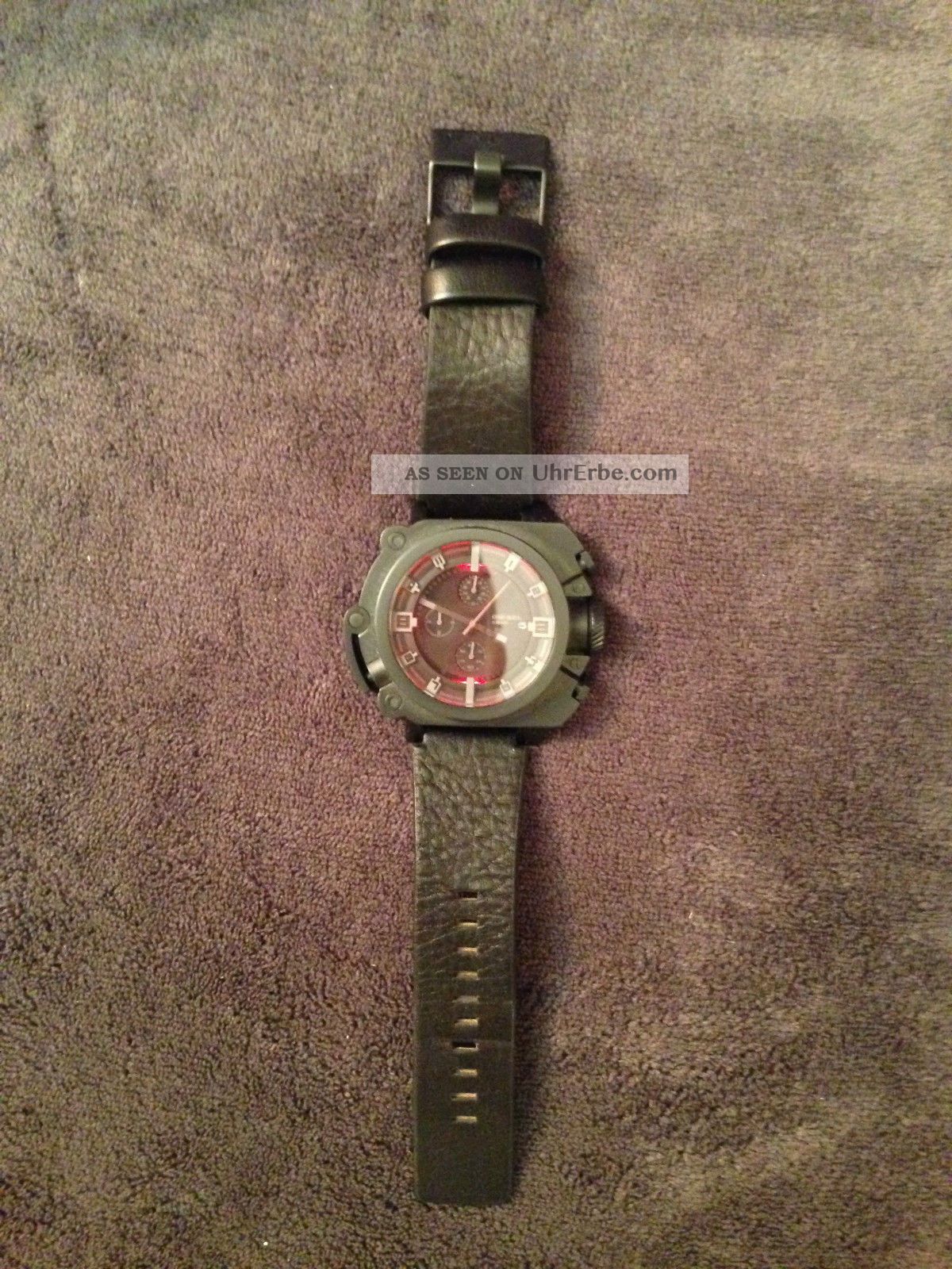 Diesel Uhr Chronograph Dz 4243 Only The Brave Black Analog Led Beleuchtung