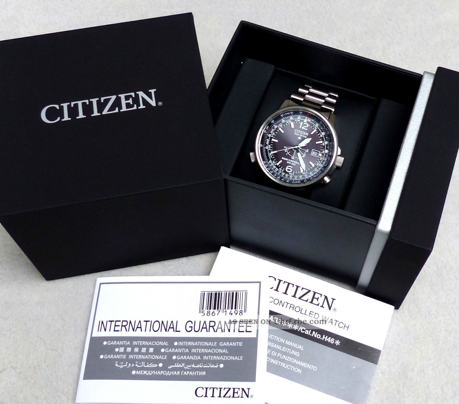 Citizen Promaster Skyhawk A-T Chronograph GMT Eco-Drive Blue Dial Men's