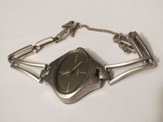 Blumus Antik Vintage Design Sterling Silber 925 Damen Uhr Handaufzug Weihnachten Bild