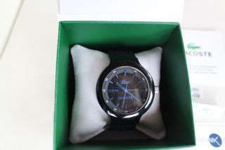 Lacoste Herren Armbanduhr (5.  518.  011) D= Ca.  45mm,  Farbe Blau,  Silikon Armband Bild