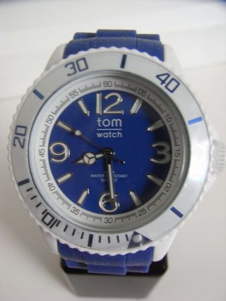 Tomwatch Basic Sport 44 Wa 00109 White Case Blue Uvp 49,  90€ Bild