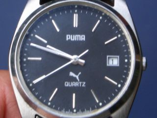 Seltene Puma Herren Armbanduhr Gut Erhalten Läuft Gut. Bild