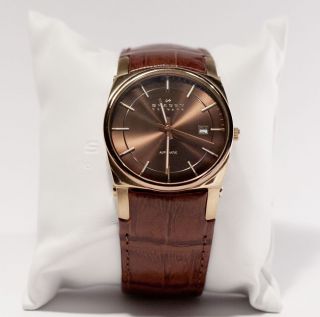 Sehr Schöne Herren Armbanduhr – Skagen Automatik – Modell 759lrldj Bild