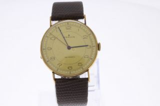 Marvin 14 Karat Gold Vintage Armbanduhr Swiss Made Mit Handaufzug Bild