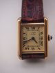 Cartier Tank Damenuhr 925 Silber Vergoldet Armbanduhren Bild 2