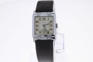Wyler Vintage Armbanduhr Mit Handaufzug Old Stock Bild