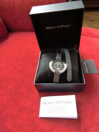 Marc O ' Polo Armbanduhr - Silber/grau Marco Polo Schmuckschatulle Bild