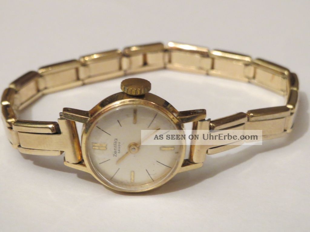 Edle Zentra Savoy Swiss Antik Damenuhr 50er Jahre Handaufzug Sammler 1a Geschenk Armbanduhren Bild