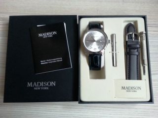 Herren Armbanduhr Madison York Ovp Mit Geschenkbox Bild