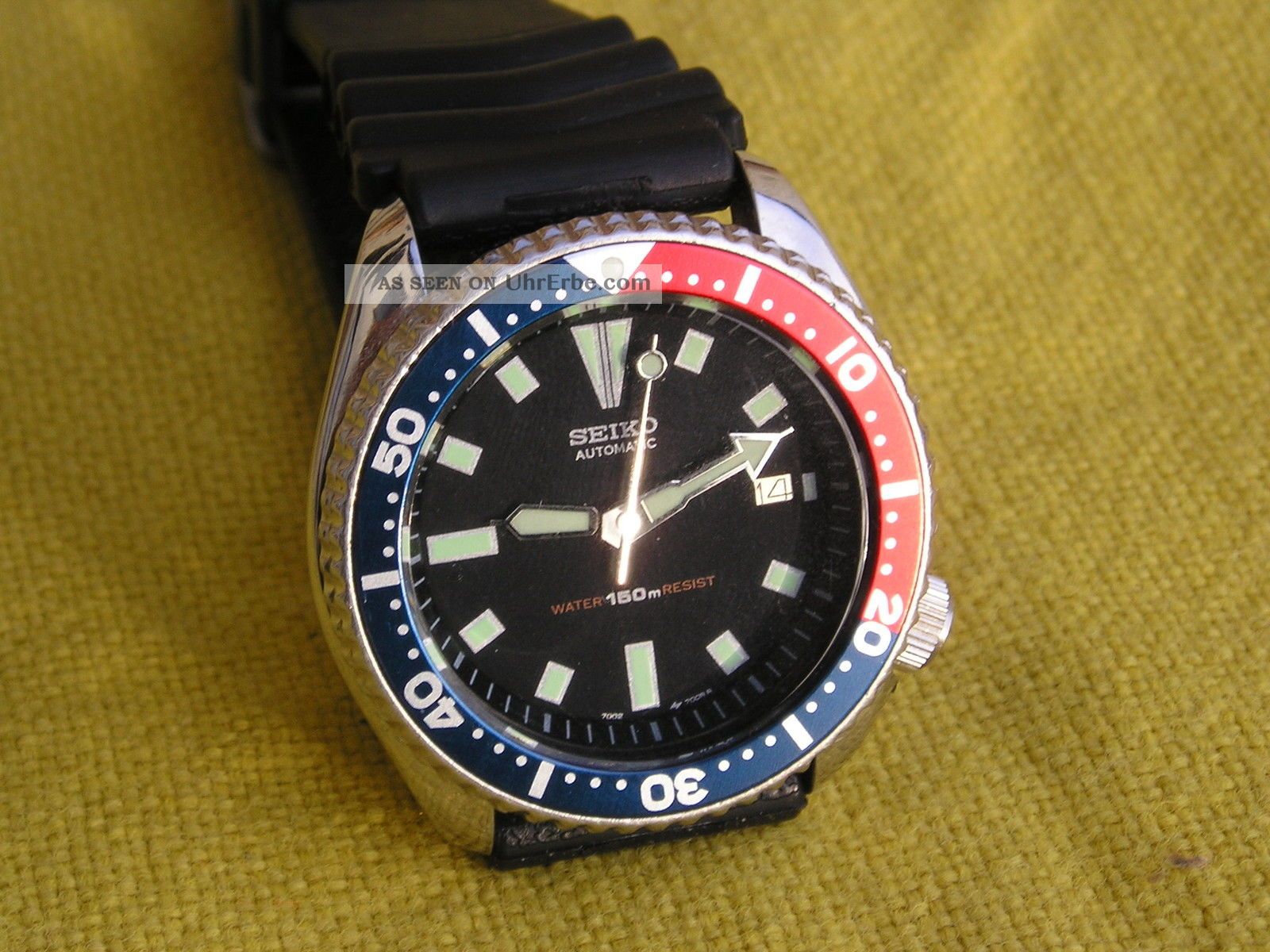 Shark Tooth Taucheruhr Zifferblatt MOD Für 62MAS Seiko 7S26 Uhrwerk 2