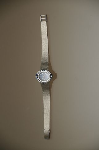 Hochwertige Exklusive Damen Armbanduhr Predial 750 Weissgold Mit 22 Brillanten Bild