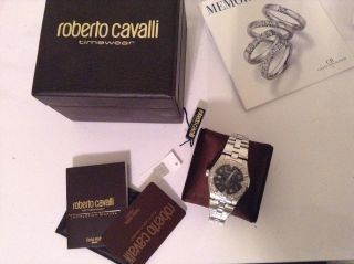 Roberto Cavalli Diamond Uhr Unisex Damenuhr Herrenuhr Made In Swiss Bild