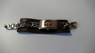 Guess Leder Armbanduhr Für Unisex Bild