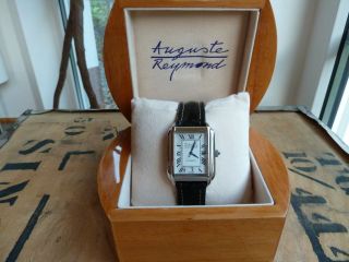 Auguste Reymond Herren Armbanduhr Automatik Tcm Schwerzer Uhrwerk Ovp Bild