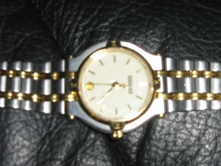 Klassische Damen Uhr Von Gucci 9000l Quarz Gold Plated/edelstahl 25mm Id168524 Bild
