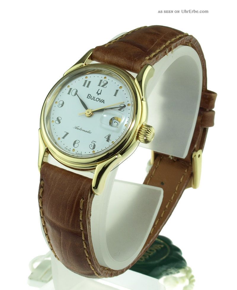 Orig.  Bulova Automatik Swiss Made Damen Uhr 1361513,  Ungetragen, Armbanduhren Bild