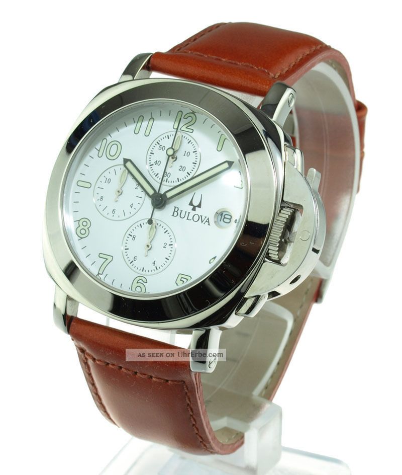 Orig.  Bulova Herrenuhr Chronograph Jc946,  Ungetragen, Armbanduhren Bild
