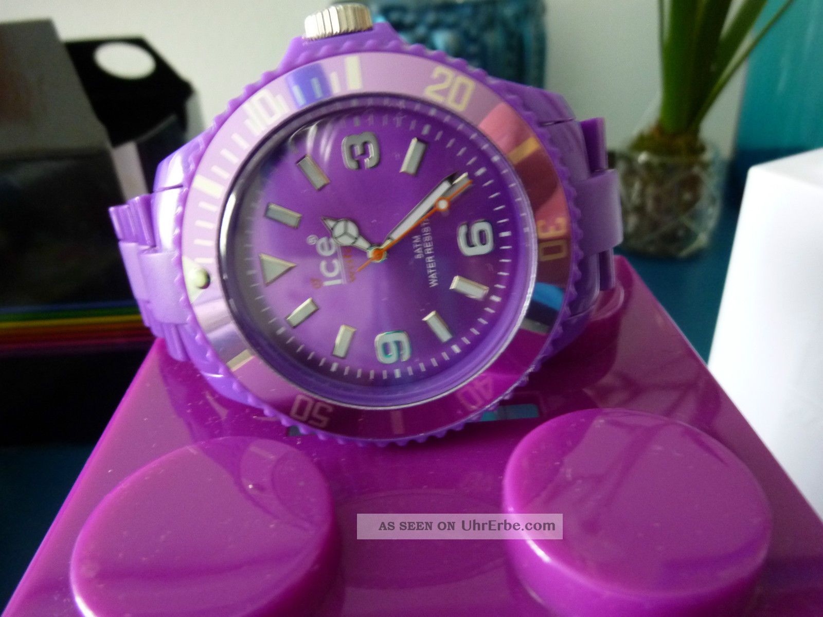 Ice Watch Neuwertig Classic Solid Purple Big Cs. Pe. B. P. 10