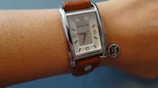 Org Michael Kors Damen Uhr Mk 2165 Leder Armband Bild